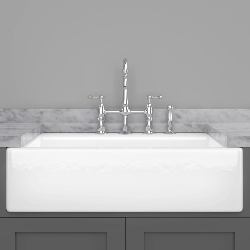 33" Dagny Cast Iron Single-Bowl Farmhouse Sink