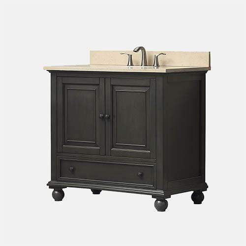 36" Bosler Vanity for Oval Undermount Sink