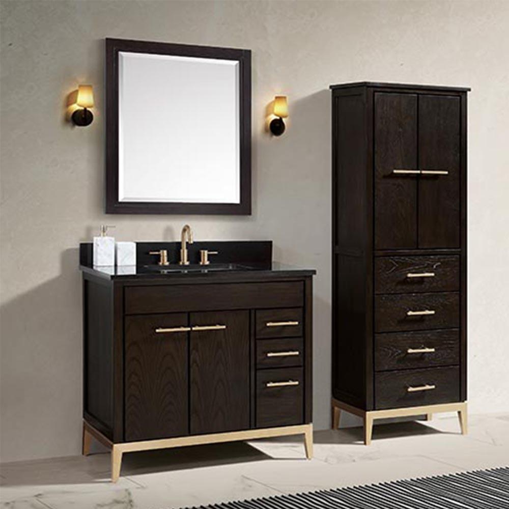 36" Forney Vanity for Rectangular Undermount Sink - Dark Chocolate