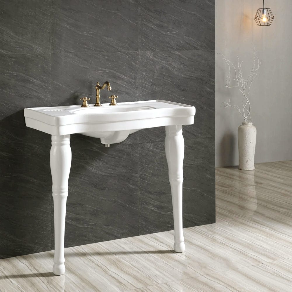 36” Karolyn Vitreous China Console Sink