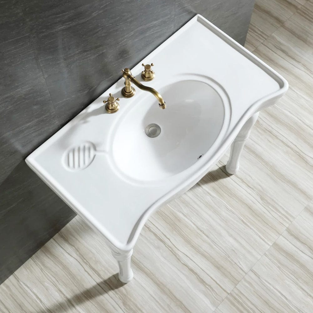 36” Karolyn Vitreous China Console Sink