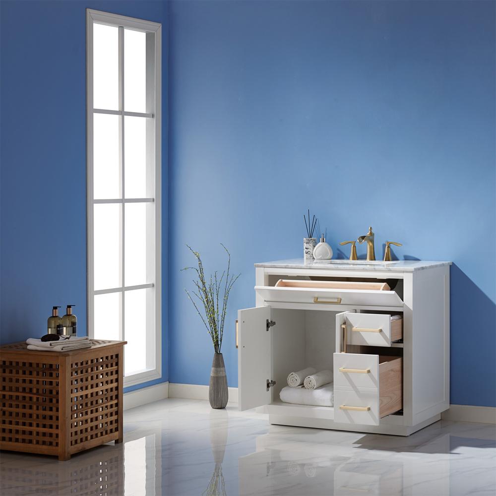 36" Langley Vanity for Rectangular Undermount Sink