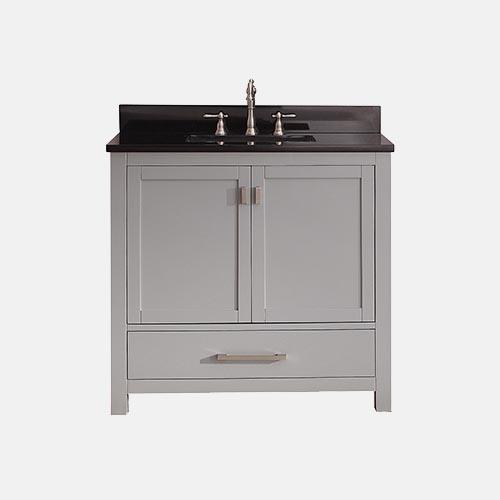 36" Noxon Vanity for Rectangular Undermount Sink - Chilled Gray