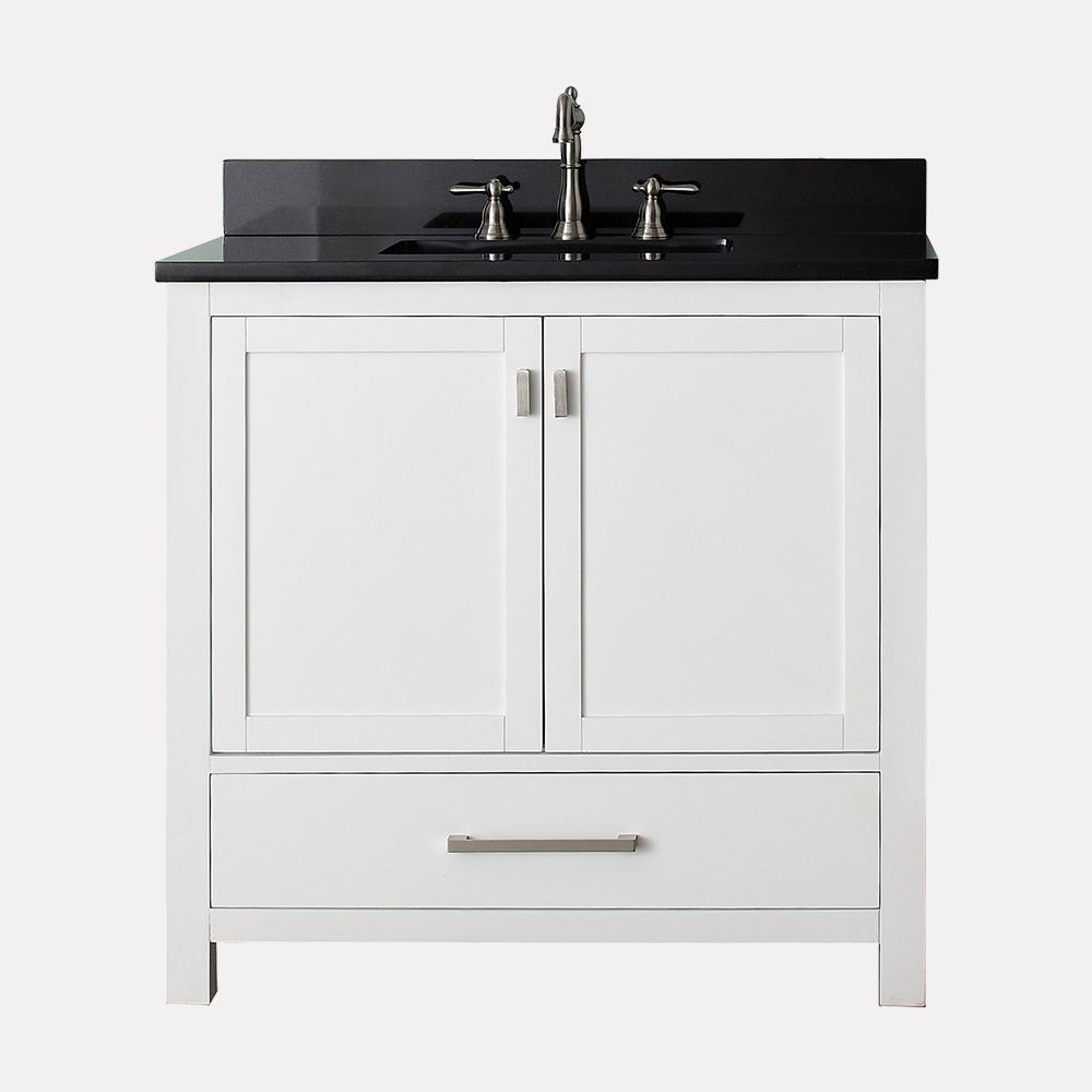 36" Noxon Vanity for Rectangular Undermount Sink - White