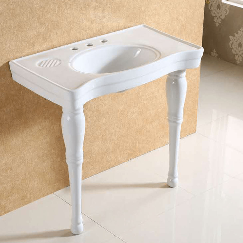 36" Oceana Vitreous China Console Sink