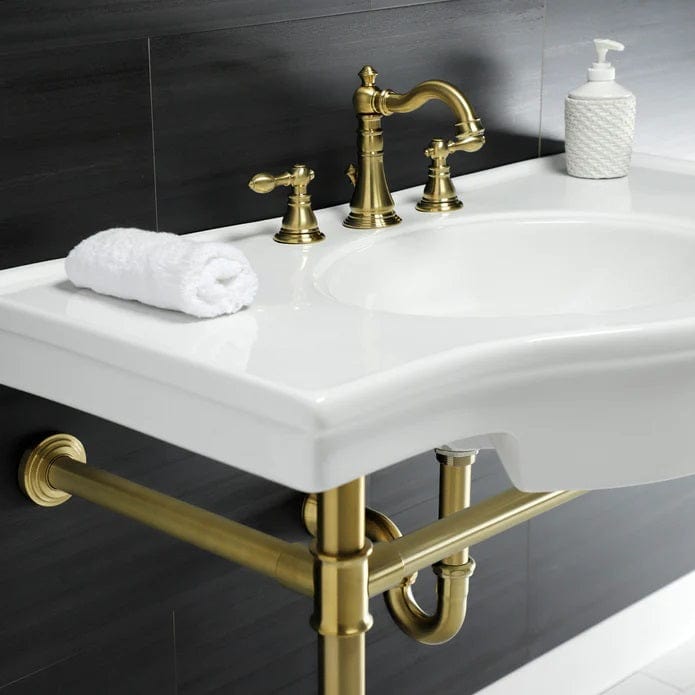 38” Nedi Vitreous China Console Sink