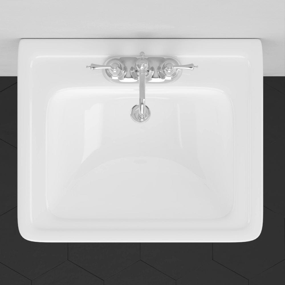 38" Tall Tifton 100 Vitreous China Pedestal Sink