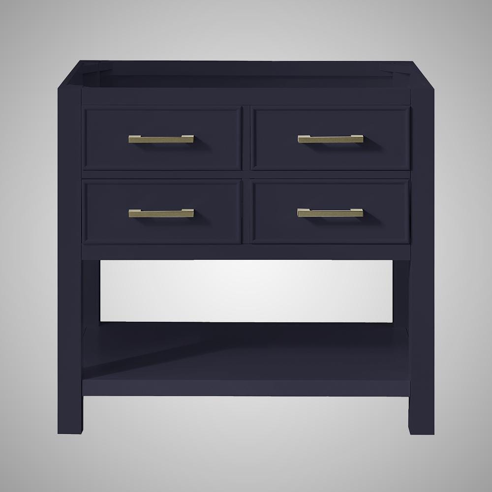 42" Maurizio Vanity Cabinet for Oval Undermount Sink - Navy Blue