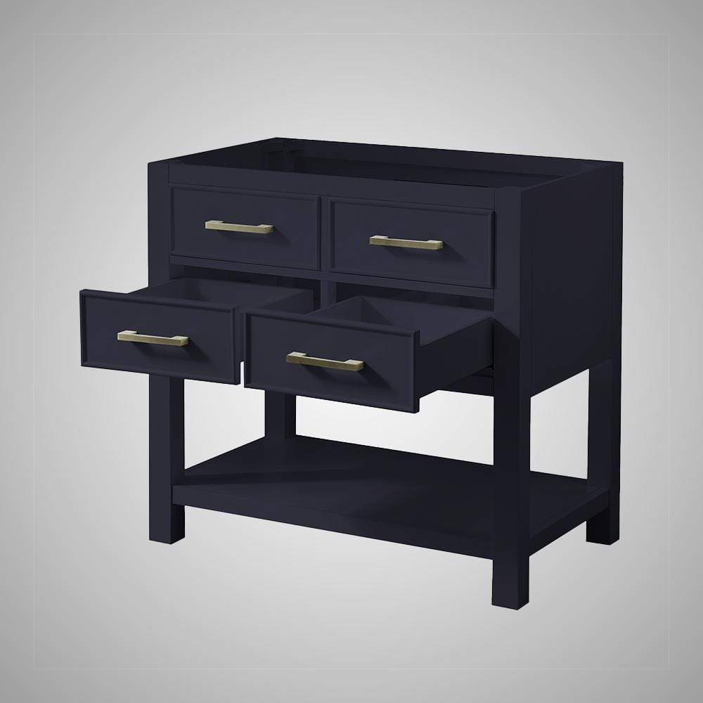 42" Maurizio Vanity Cabinet for Oval Undermount Sink - Navy Blue