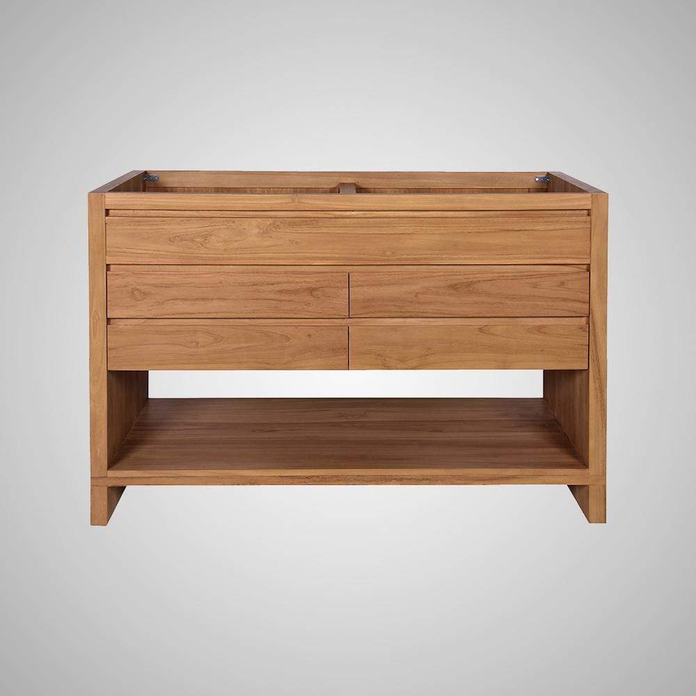 48" Avellino Vanity Cabinet for Rectangular Undermount Sink - Natural Teak