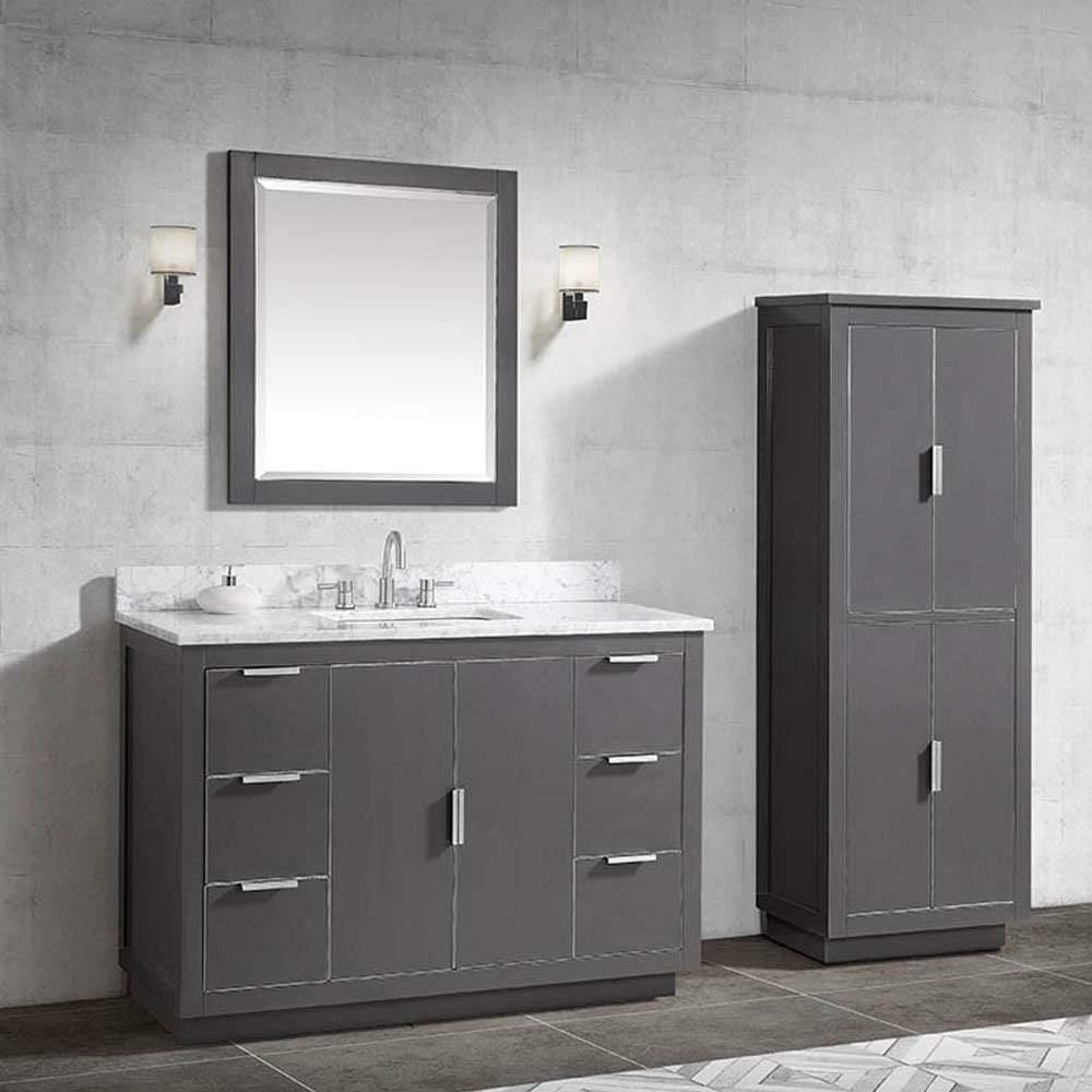 48" Lucile Vanity Cabinet for Rectangular Undermount Sink - Twilight Gray