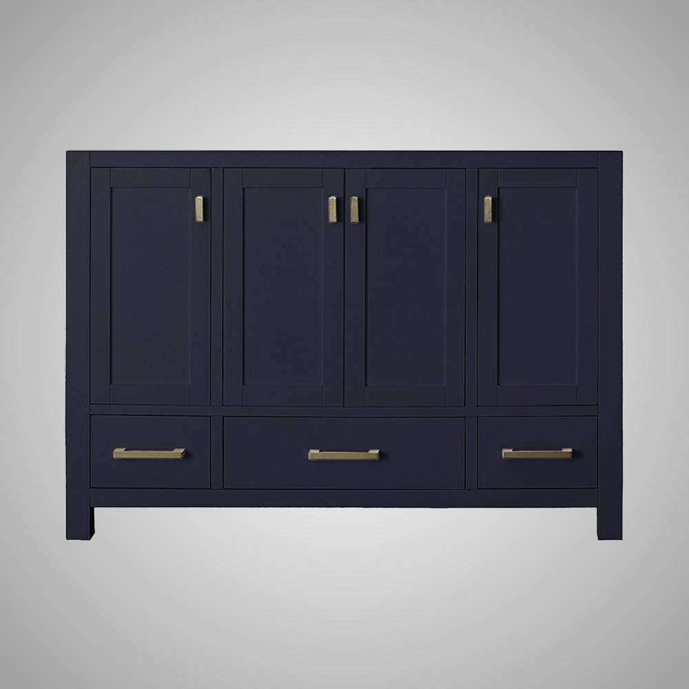 48" Romani Vanity Cabinet for Rectangular Undermount Sink - Navy Blue