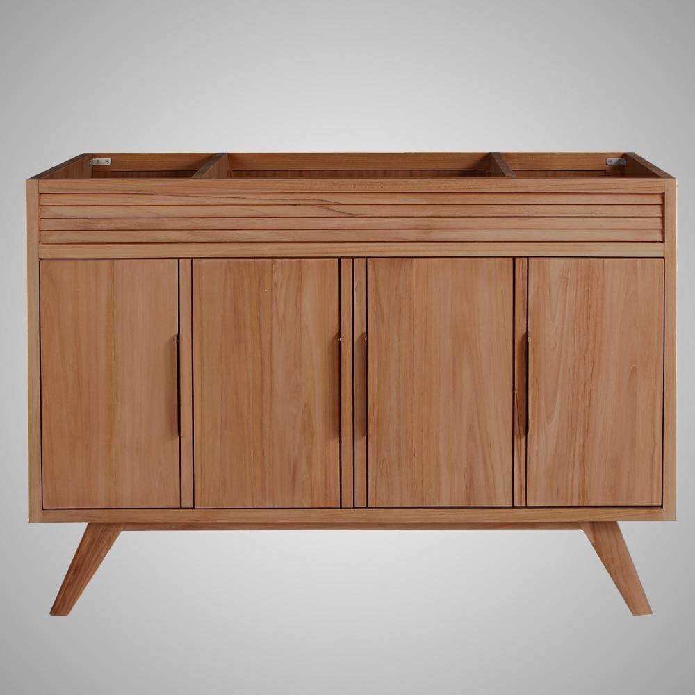 48" Taima Teak Vanity Cabinet for Rectangular Undermount Sink