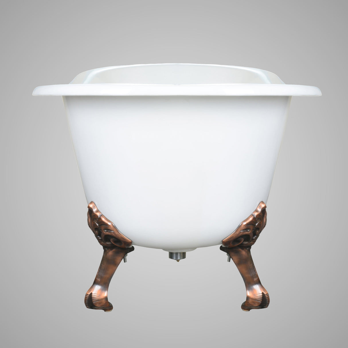 61" Kilgore Cast Iron Slipper Clawfoot Tub