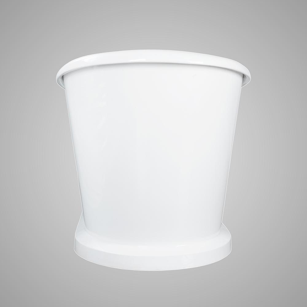 66" Bellaire Cast Iron Skirted Bateau Tub