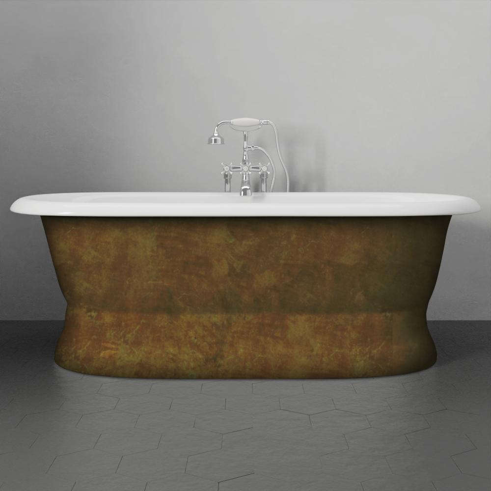 66" Majesty Acrylic Double-Ended Tub with Pedestal