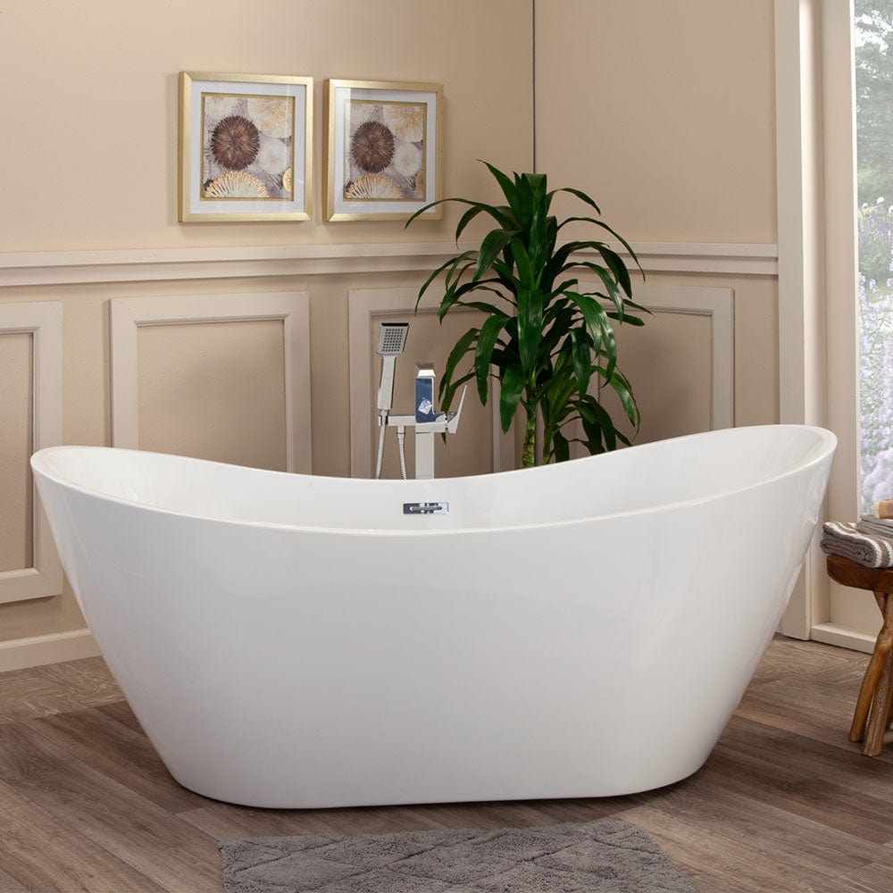 70" Brossard Acrylic Freestanding Tub