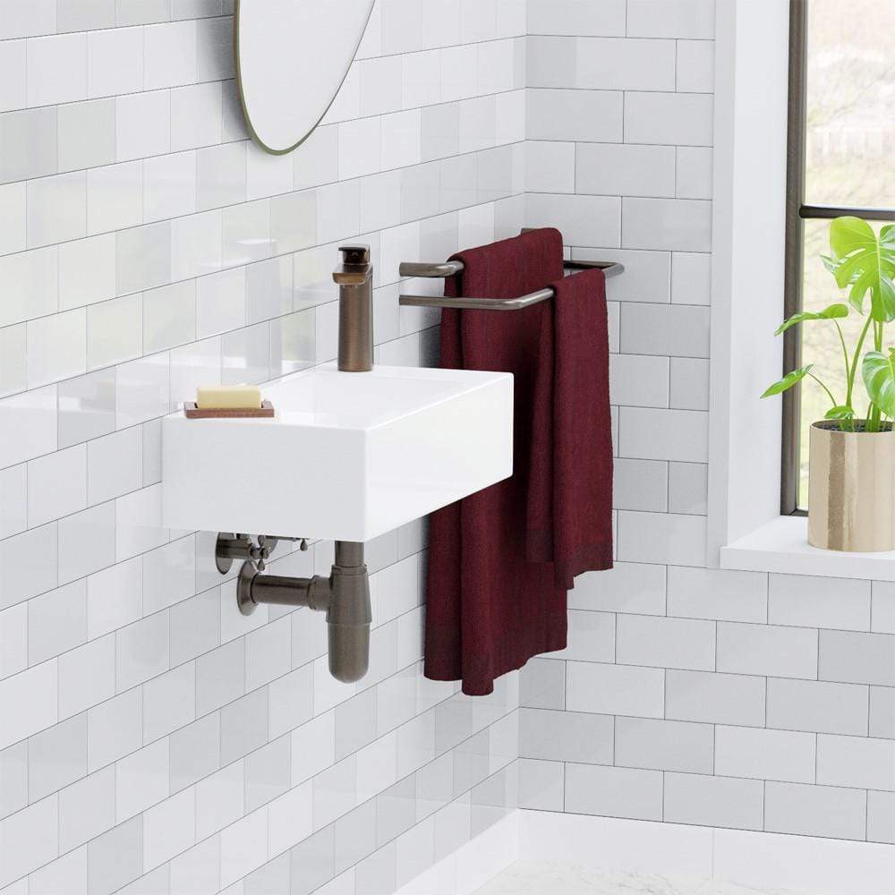 Aulis Vitreous China Wall-Mount Sink