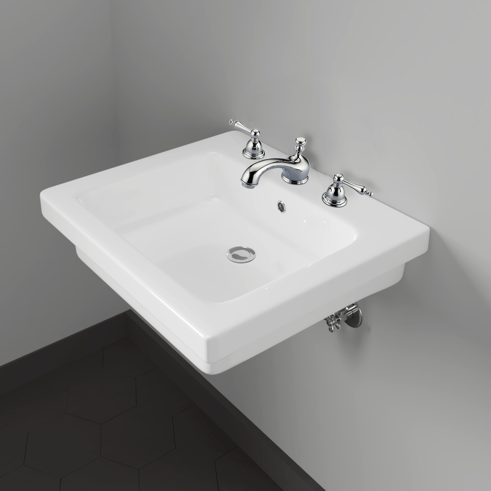 Aurora 100 Vitreous China Wall-Mount Sink