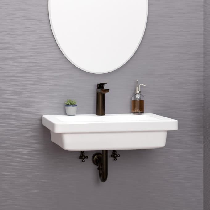 Aurora 200 Vitreous China Wall-Mount Sink