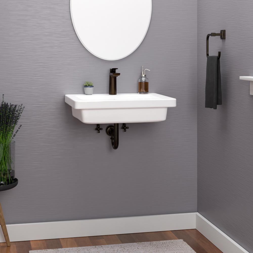 Aurora 200 Vitreous China Wall-Mount Sink