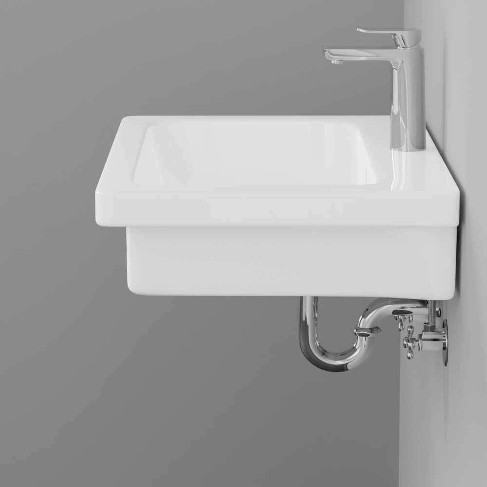 Aurora 300 Vitreous China Wall-Mount Sink