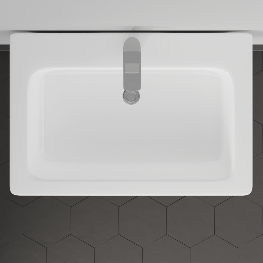 Aurora 300 Vitreous China Wall-Mount Sink