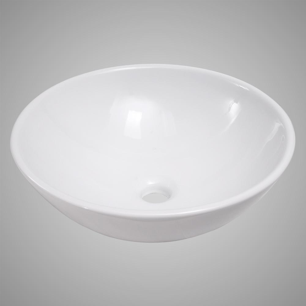 Barrie Vitreous China Round Vessel Sink