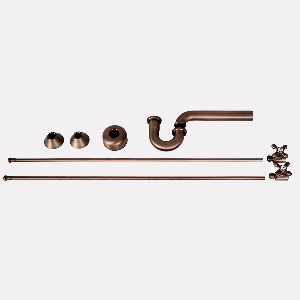 Bathroom Trim Kit for Threaded Pipe - From Floor