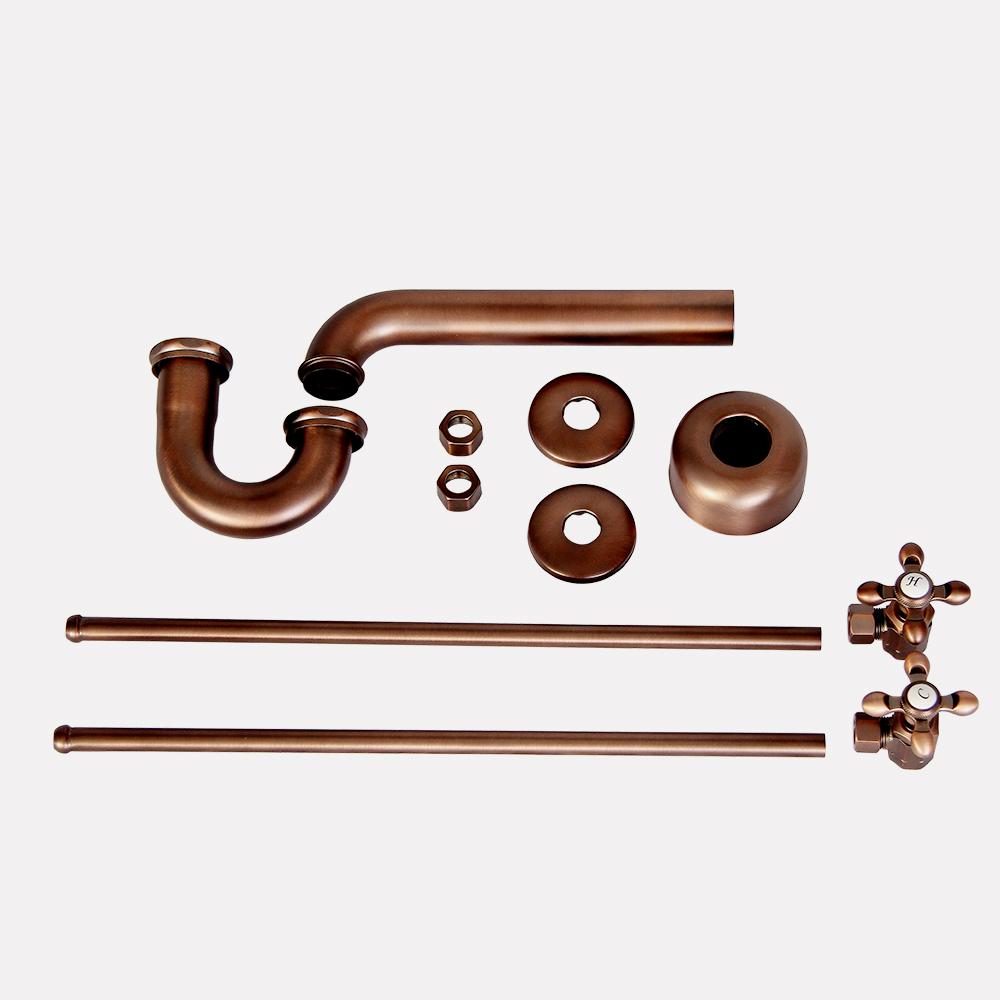 Bathroom Trim Kit for Threaded Pipe - From Wall