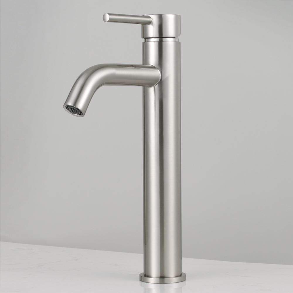 Benton Arched Spout Single-Hole Vessel Faucet