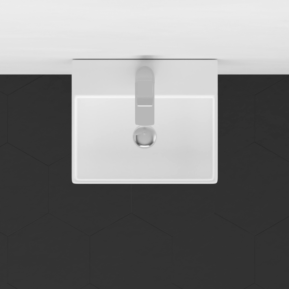 Bera Vitreous China Wall-Mount Sink