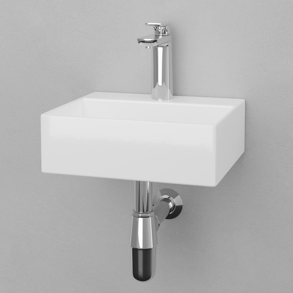 Bera Vitreous China Wall-Mount Sink