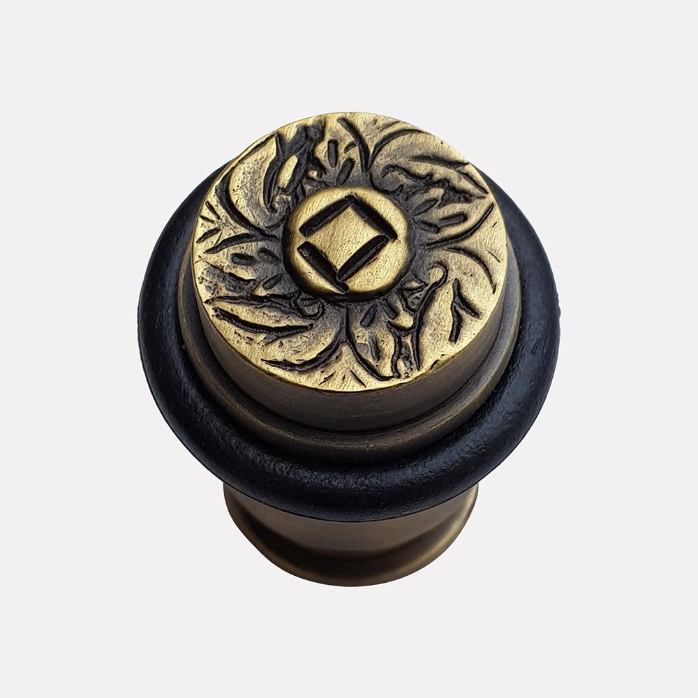 Cast Brass Artistic Design Doorstop