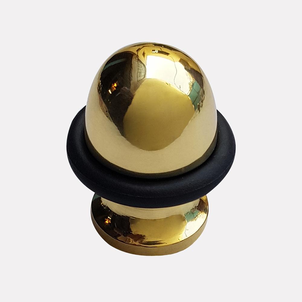 Cast Brass Domed Design Doorstop