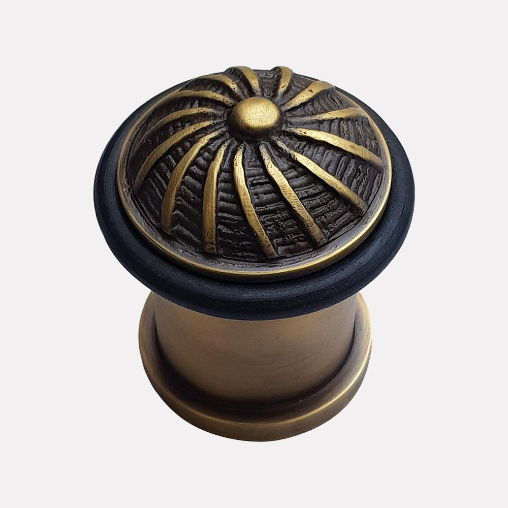 Cast Brass Ornate Design Doorstop
