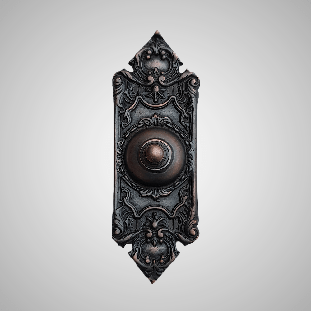 Cast Brass Ornate Doorbell