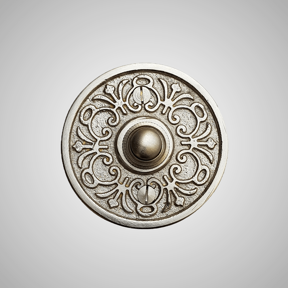 Cast Brass Scrolled Doorbell