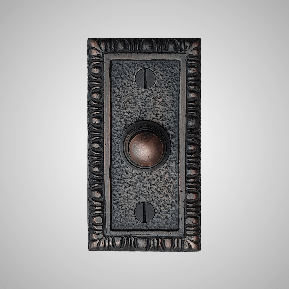 Cast Brass Textured Doorbell