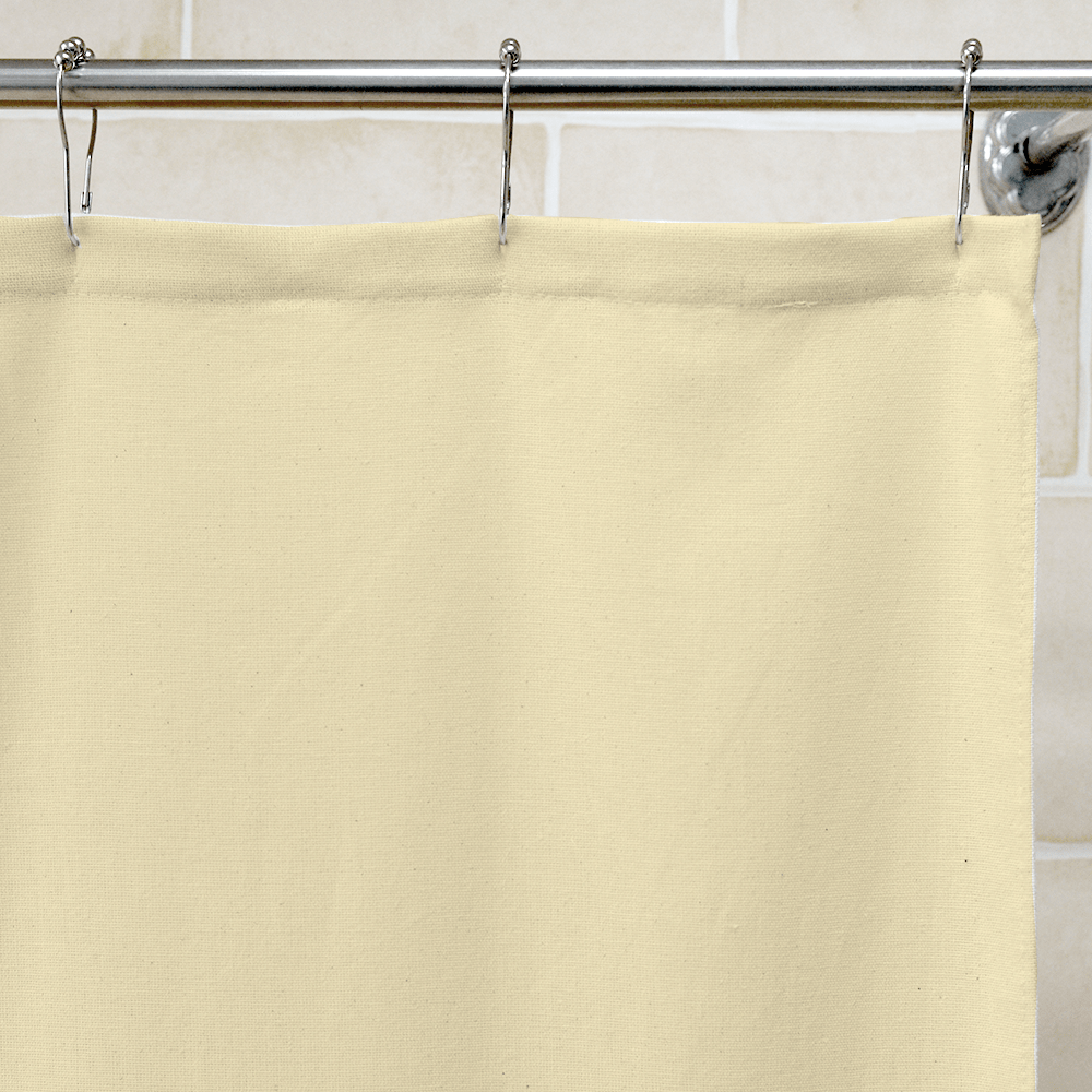Cotton Duck Shower Curtain - Natural