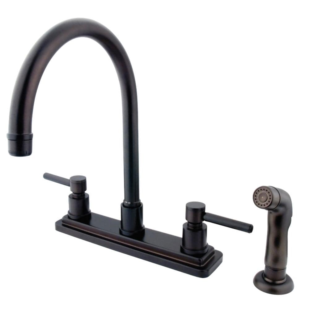 Dante Bridge Kitchen Faucet - Lever Handles