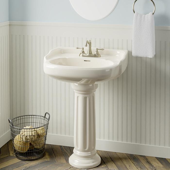 Dawson 200 Vitreous China Pedestal Sink