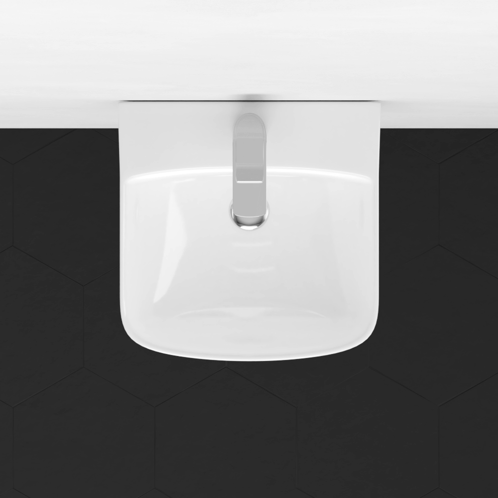Dimity Vitreous China Wall-Mount Bathroom Sink