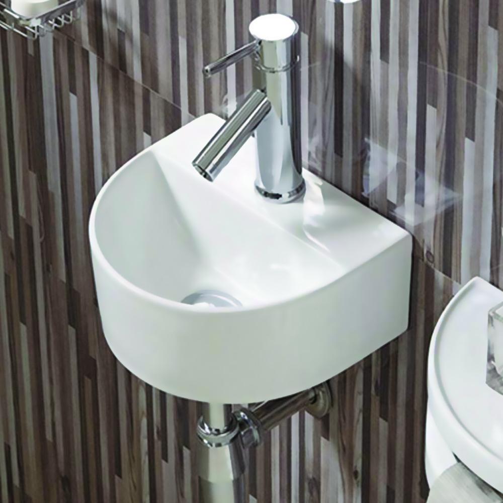 Emer Vitreous China Wall-Mount Bathroom Sink