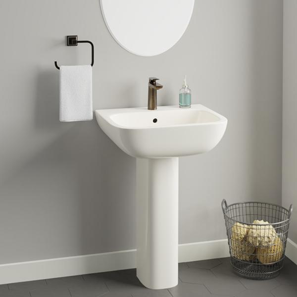 Galena 200 Vitreous China Pedestal Sink