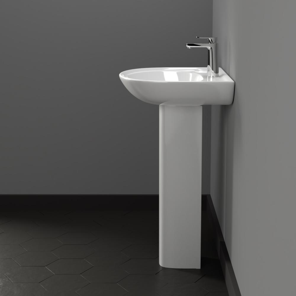 Grafton 100 Vitreous China Pedestal Sink
