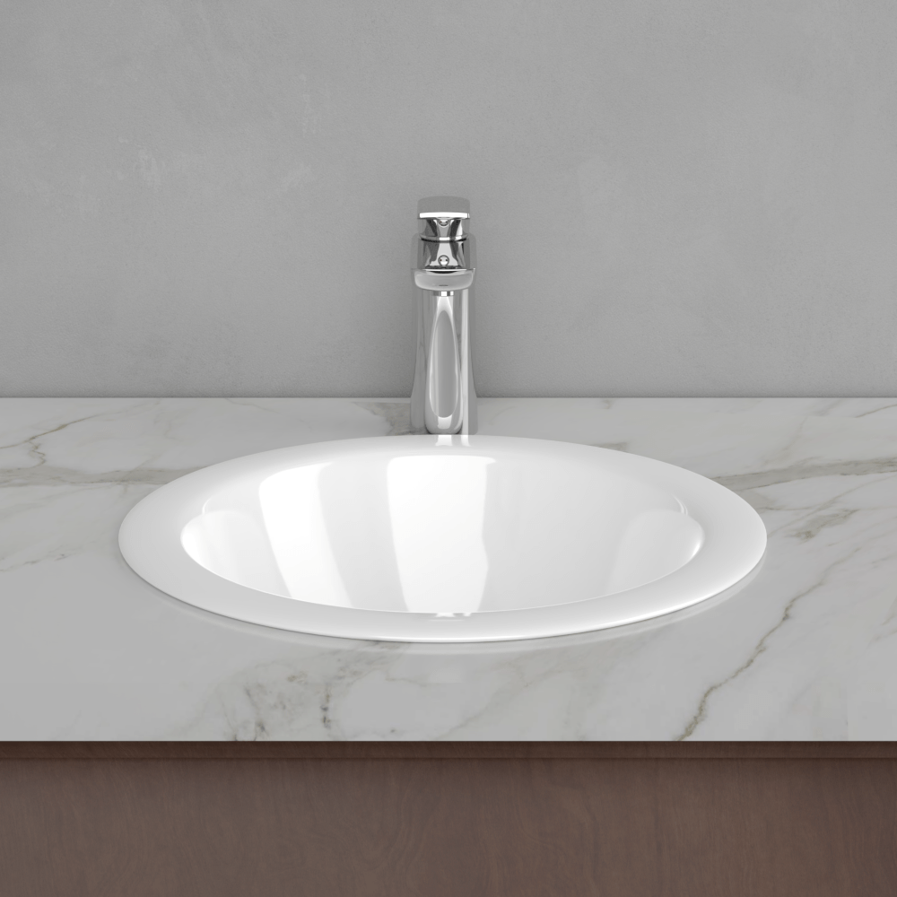 Hartwick Vitreous China Drop-In Sink