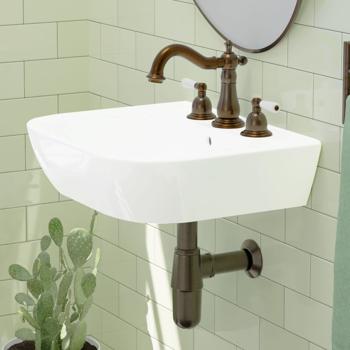 Hinckley 100 Vitreous China Wall-Mount Sink