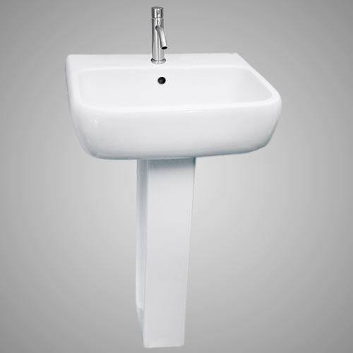 Hudson 300 Vitreous China Pedestal Sink