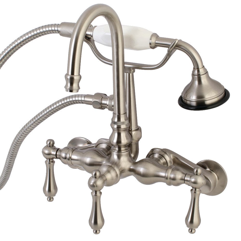 Jassen Wall-Mount Tub Faucet with Hand Shower